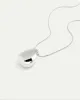 Long Necklace with Metal Stone Pendant sold by Reitmans