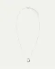 Long Necklace with Metal Stone Pendant sold by Reitmans