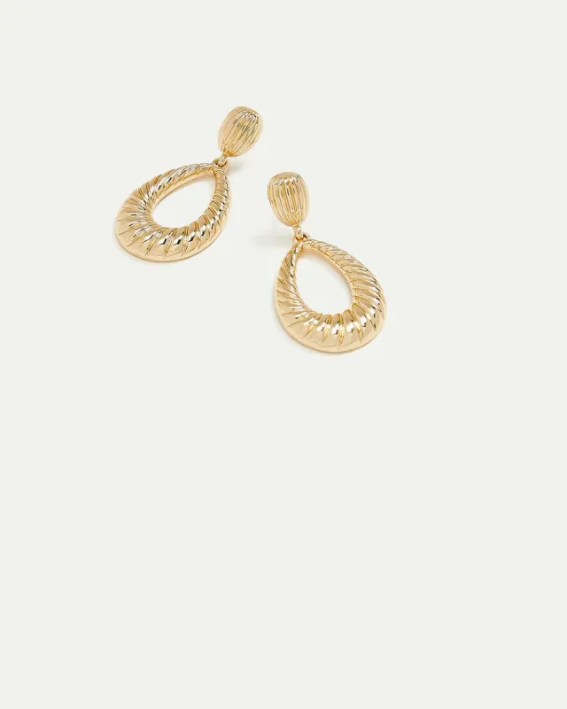 Metal Rope Pendant Earrings sold by Reitmans