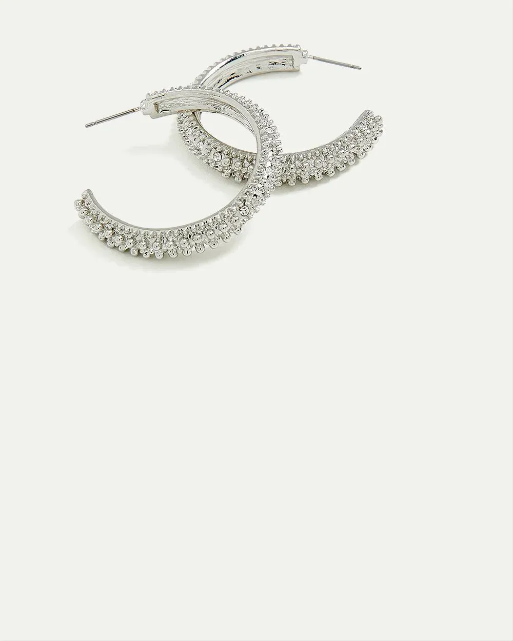 Open Hoops with Stones sold by Reitmans product image thumbnail 3