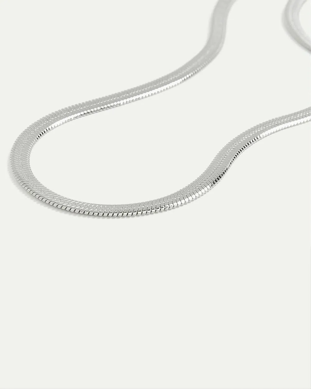 Short Herringbone-Chain Necklace sold by Reitmans product image thumbnail 2