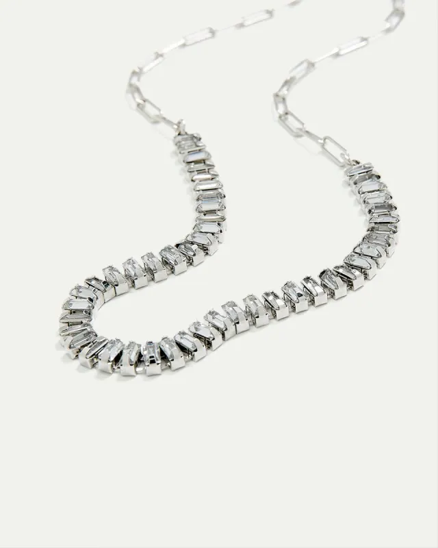 Paperclip Chain with Baguette Station sold by Reitmans