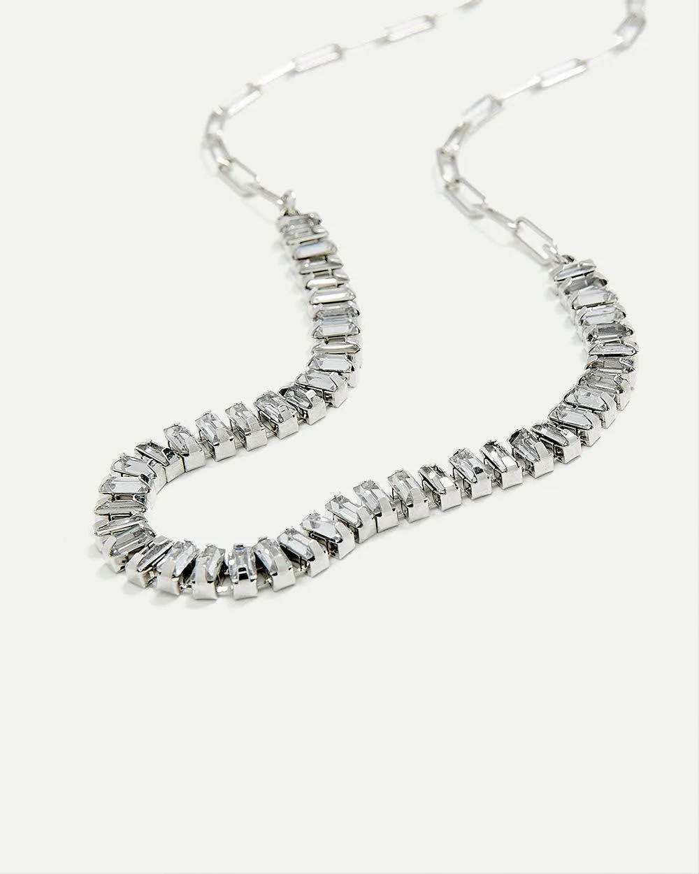 Paperclip Chain with Baguette Station sold by Reitmans