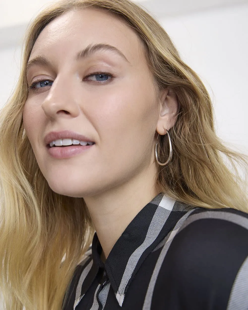 Thick Elongated Hoops sold by Reitmans