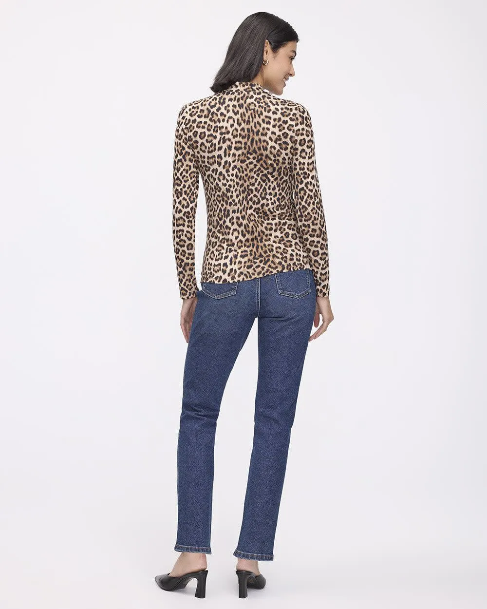 Long-Sleeve Mock-Neck Top sold by Reitmans product image thumbnail 2