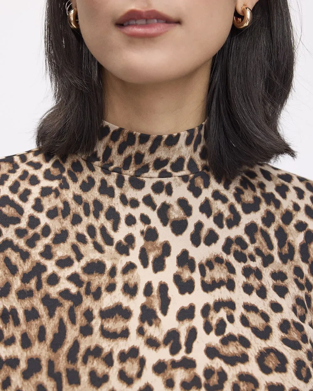 Long-Sleeve Mock-Neck Top sold by Reitmans product image thumbnail 4