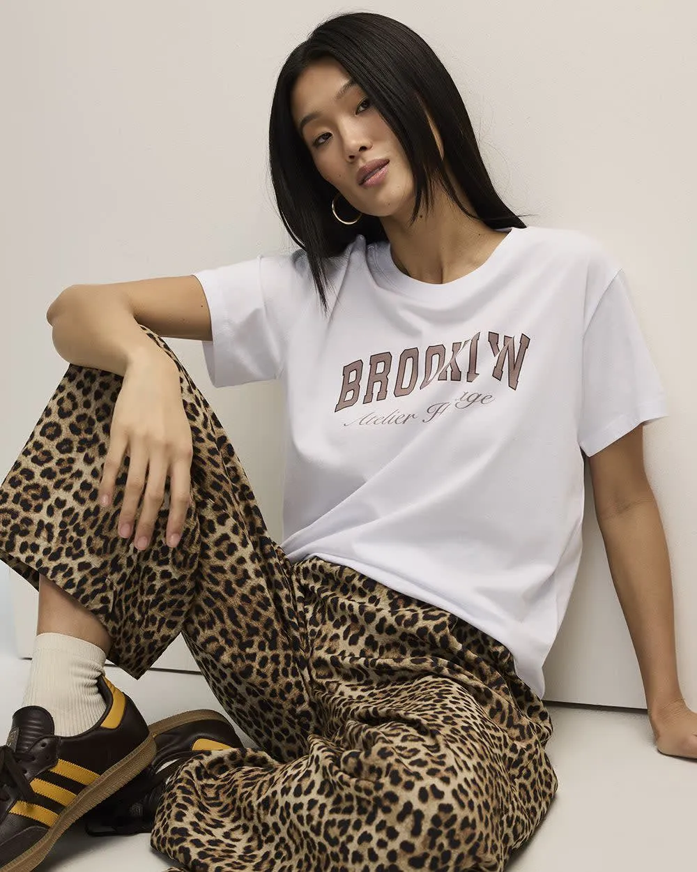 Short-Sleeve Crew-Neck Tee sold by Reitmans product image thumbnail 5