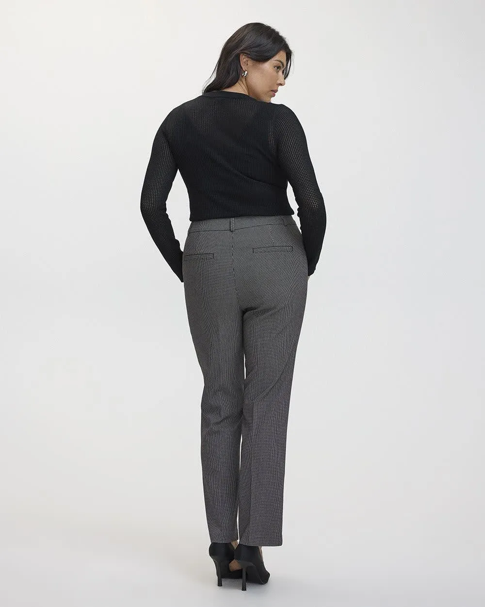 Straight-Leg High-Rise Pants - The Iconic (R) - Petite sold by Reitmans product image thumbnail 2