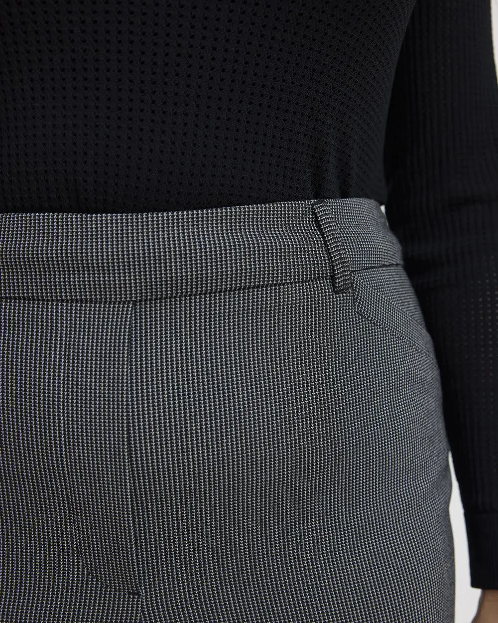 Straight-Leg High-Rise Pants - The Iconic (R) - Petite sold by Reitmans product image thumbnail 4