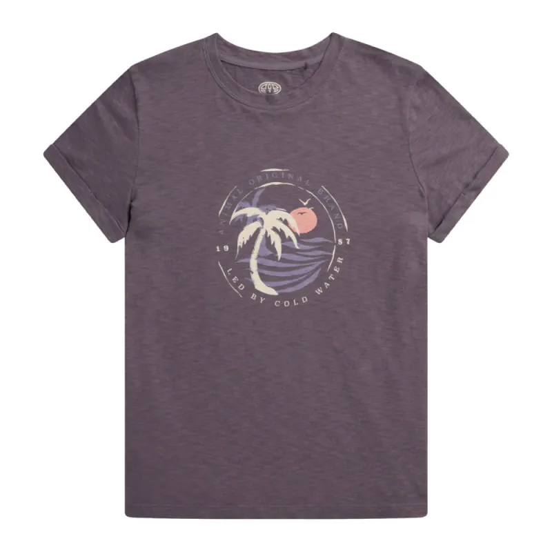 Animal - Womens/Ladies Ava Natural Knitted T-Shirt made by Reitmans