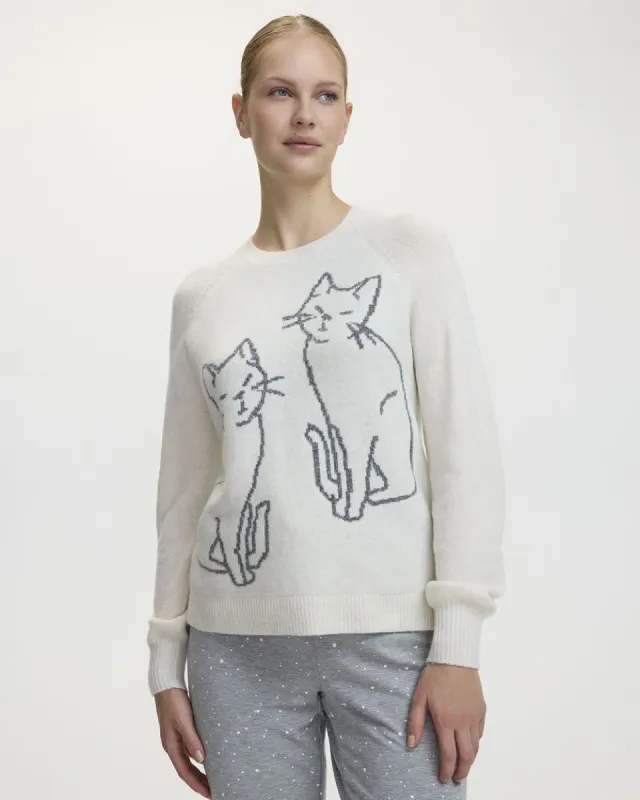 Long-Sleeve Crew-Neck PlushSoft Sweater sold by Reitmans