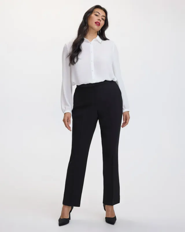 Tuxedo Straight-Leg High-Rise Pant - Tall sold by Reitmans
