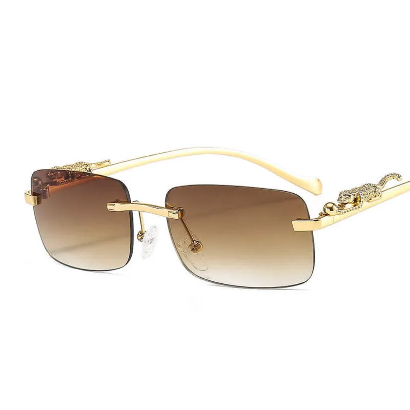 Brown & Goldtone Jaguar Arm Sunglasses - Don't AsK sold by Reitmans