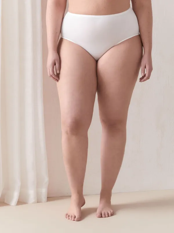 Solid Microfiber Brief Panty - Addition Elle sold by Reitmans