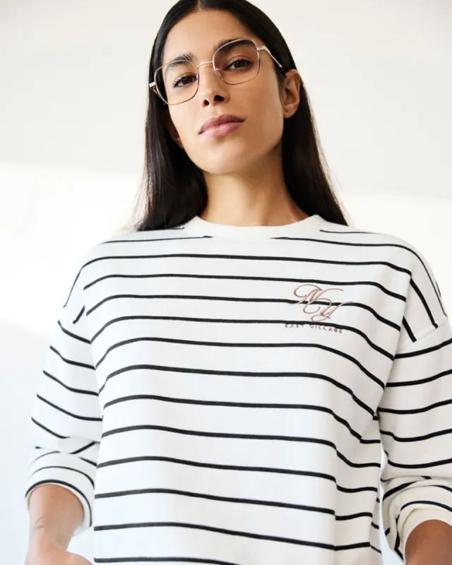 Long-Sleeve Crew-Neck Fleece Sweatshirt sold by Reitmans