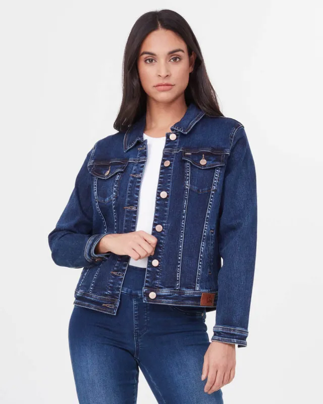 LOIS -Steph Fitted Blue Jean Jacket sold by Reitmans