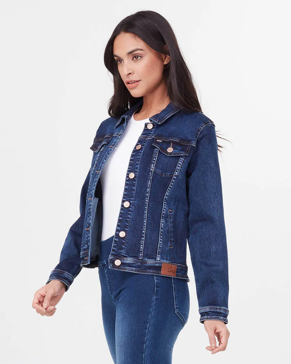 LOIS -Steph Fitted Blue Jean Jacket sold by Reitmans product image thumbnail 2