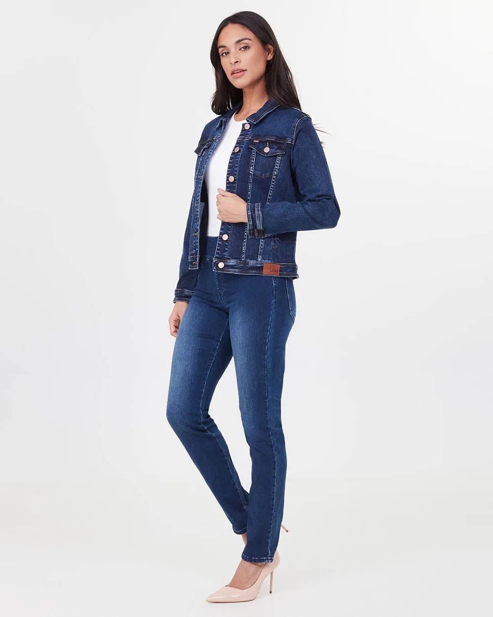 LOIS -Steph Fitted Blue Jean Jacket sold by Reitmans product image thumbnail 4