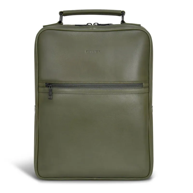 Onyx Collection - Leather Compact Backpack made by Reitmans