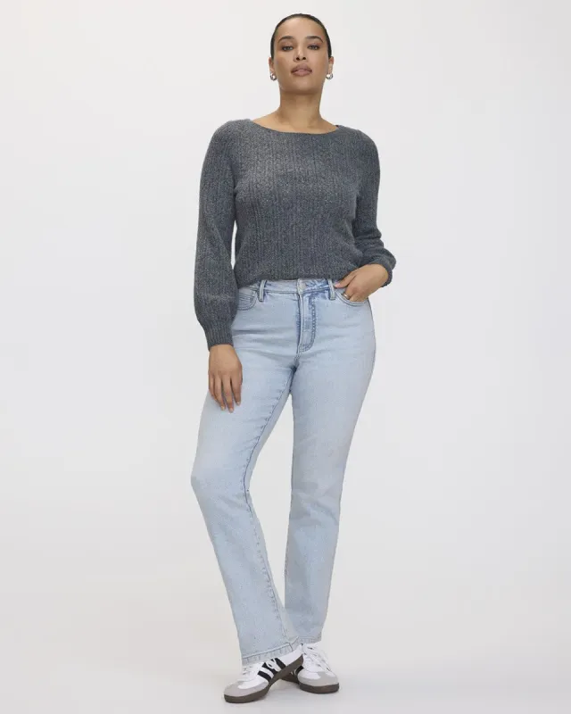 Slim-Leg High-Rise Jean - The Vintage - Curvy Fit sold by Reitmans
