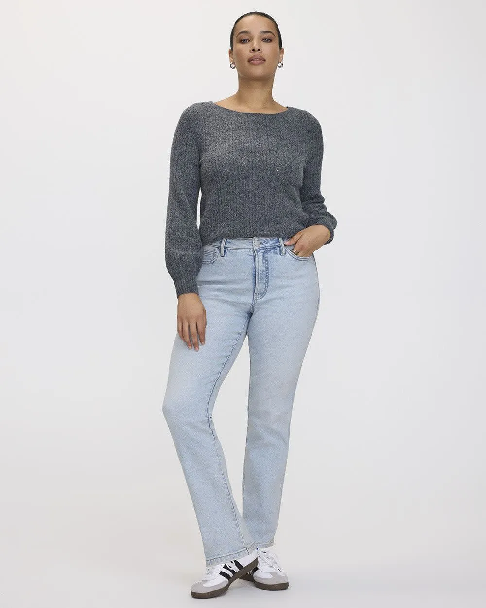 Slim-Leg High-Rise Jean - The Vintage - Curvy Fit sold by Reitmans