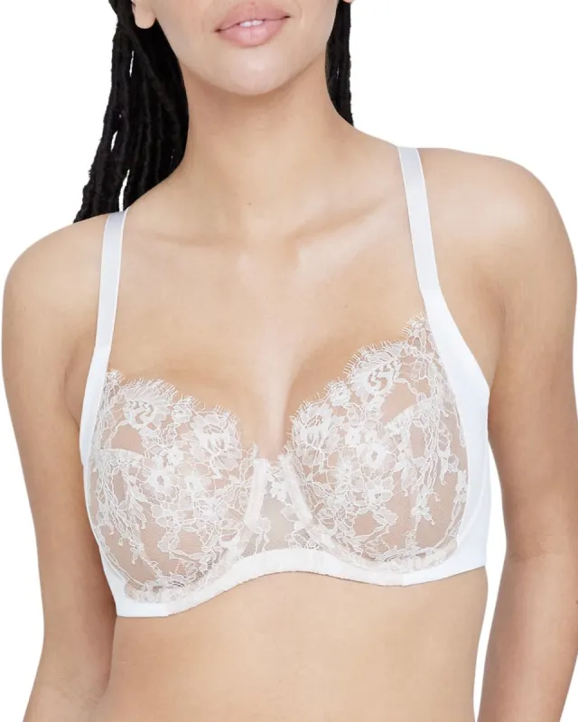 Skarlett Blue - Entice Lace Full Coverage Side Support Balconette Bra sold by Reitmans