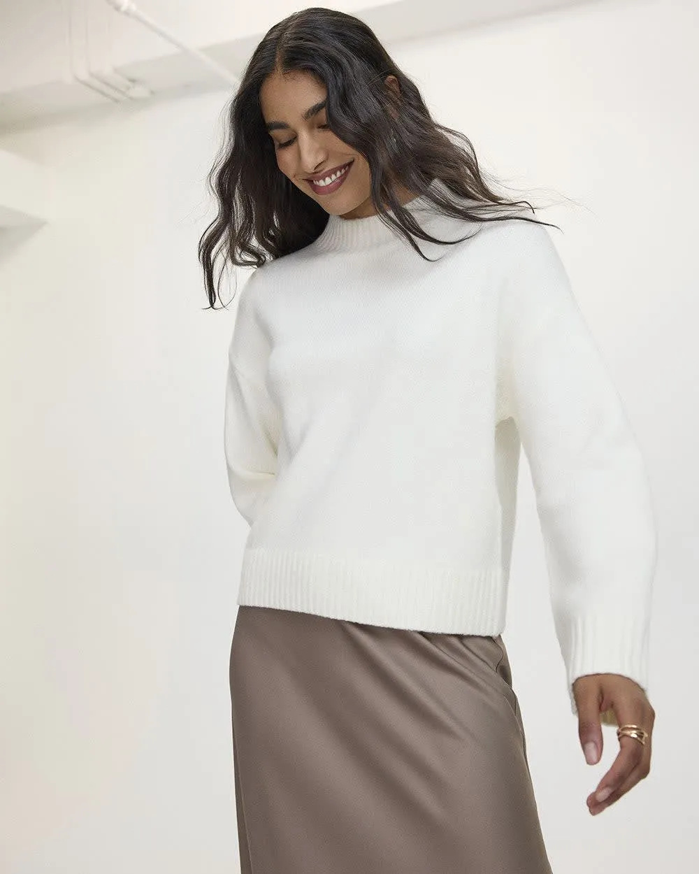 Long-Sleeve Turtle-Neck PlushSoft Sweater sold by Reitmans