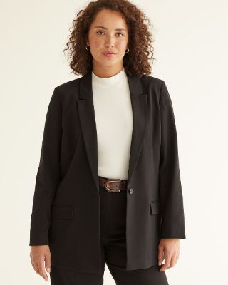One-Button Blazer - The Timeless sold by Reitmans