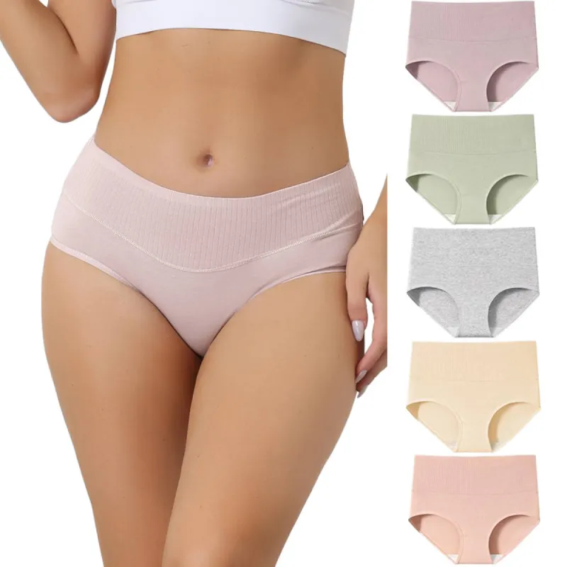 Allegra K- High-Waisted Cotton Stretchy Panties Set sold by Reitmans