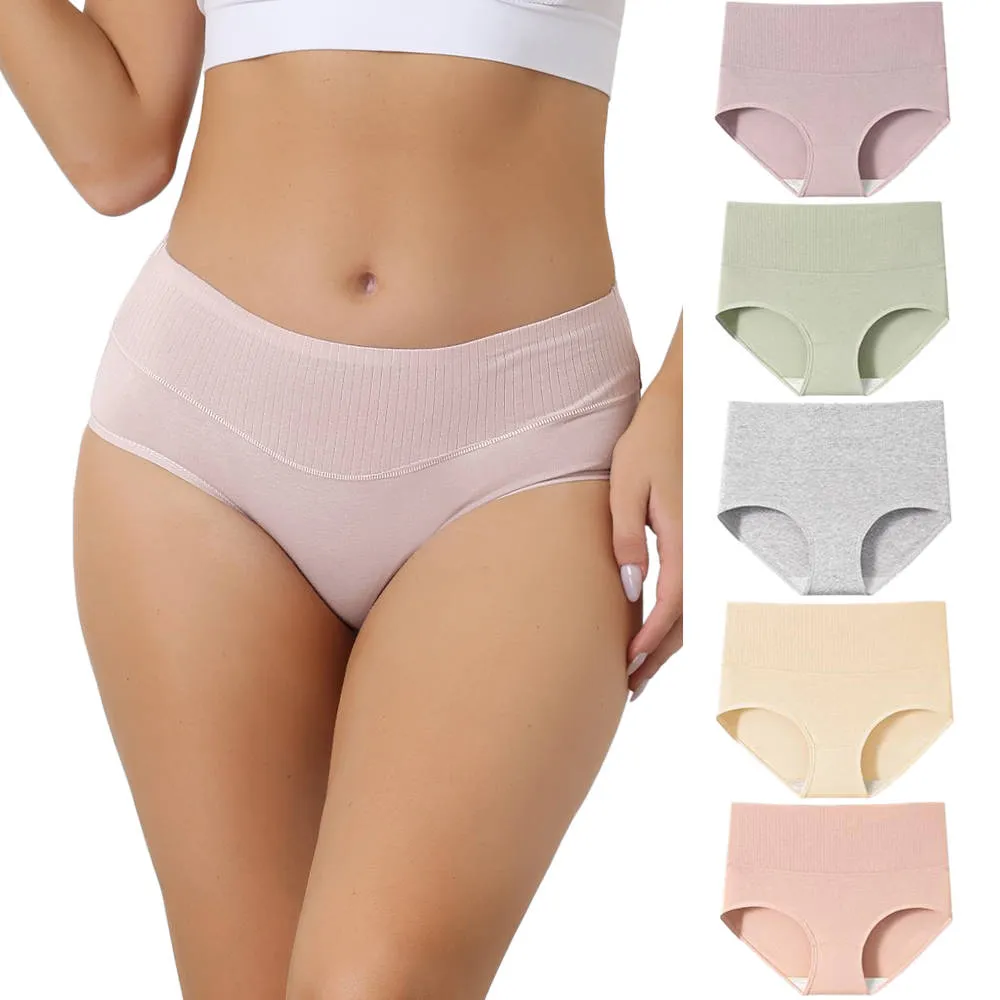 Allegra K- High-Waisted Cotton Stretchy Panties Set sold by Reitmans