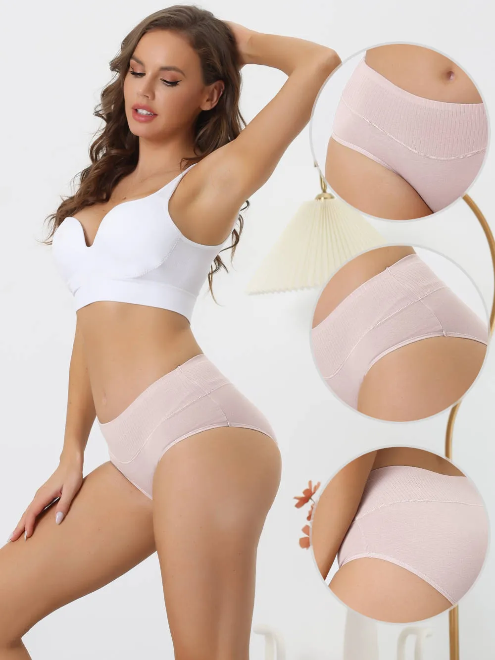 Allegra K- High-Waisted Cotton Stretchy Panties Set sold by Reitmans product image thumbnail 3