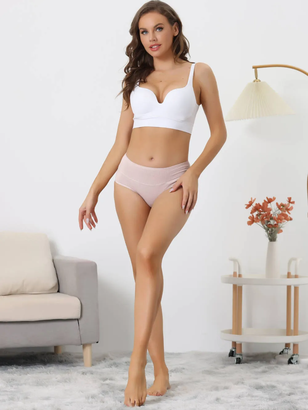 Allegra K- High-Waisted Cotton Stretchy Panties Set sold by Reitmans product image thumbnail 5