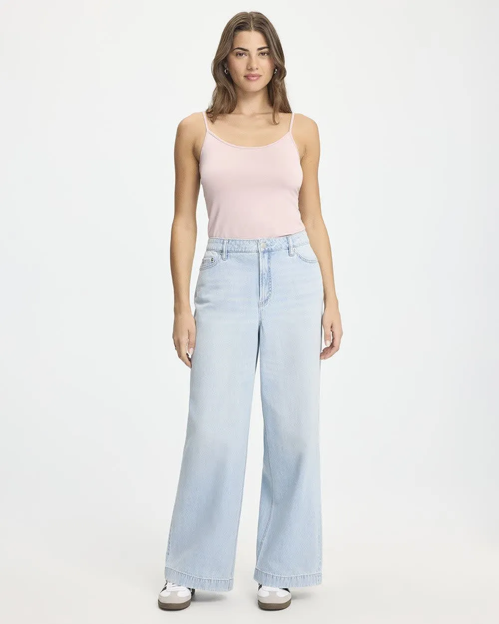 Wide-Leg High-Rise Jean sold by Reitmans