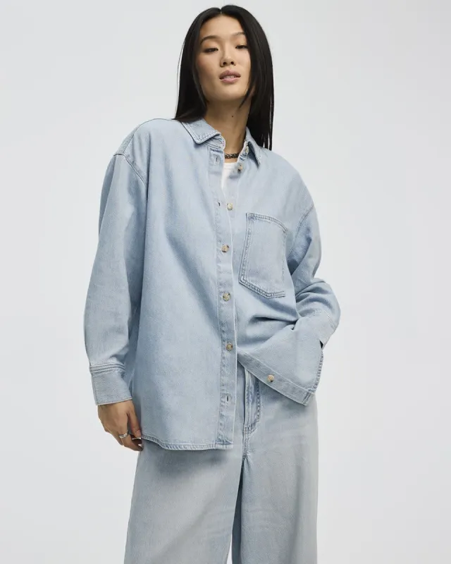 Denim Overshirt sold by Reitmans