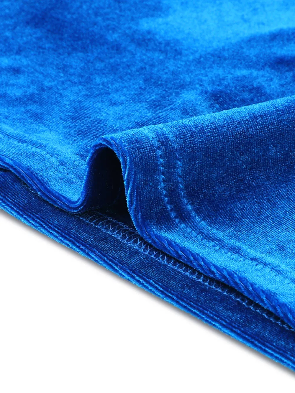 Allegra K- Bodycon Elegant Cocktail Mock Neck Velvet Dress sold by Reitmans product image thumbnail 5