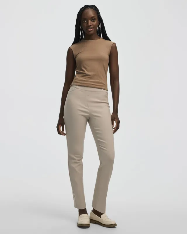 Slim-Leg High-Rise Ankle Pant - The Iconic (R) - Petite sold by Reitmans