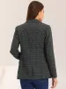 Allegra K- Notched Lapel Hip Length Blazer Suit sold by Reitmans