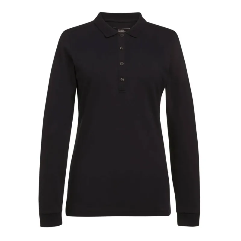 Brook Taverner - Womens/Ladies Anna Long-Sleeved Polo Shirt sold by Reitmans