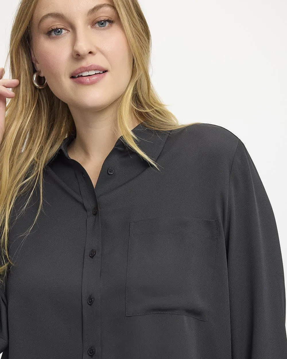 Long-Sleeve Blouse - R Essentials sold by Reitmans product image thumbnail 4