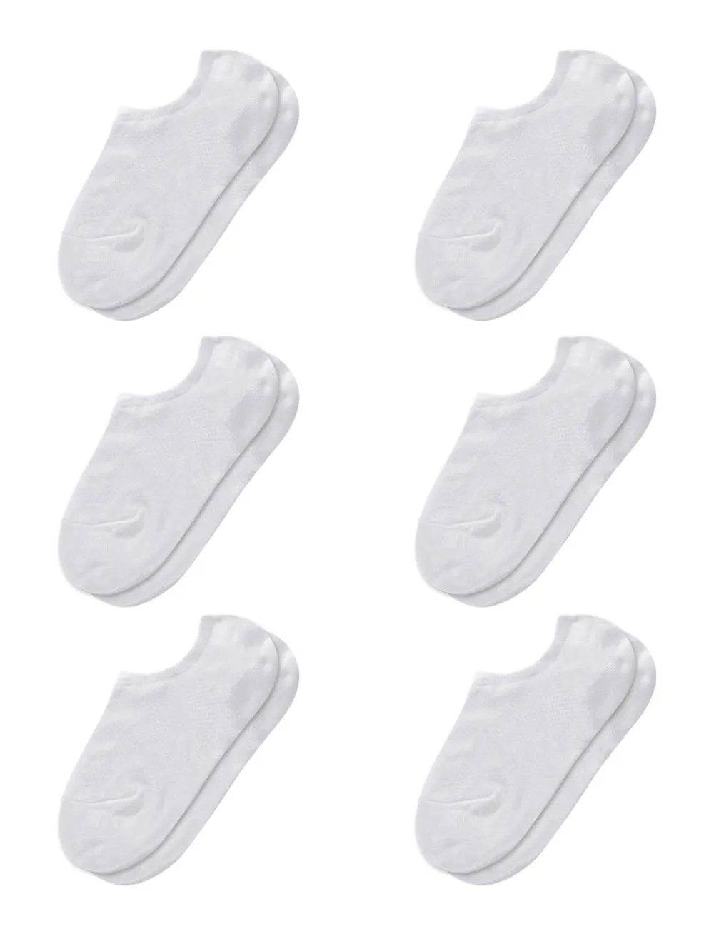 Allegra K- Women's 6 Pairs Low Cut Silicone Boat Socks sold by Reitmans