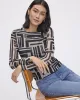 Long-Sleeve Crew-Neck Mesh Top sold by Reitmans