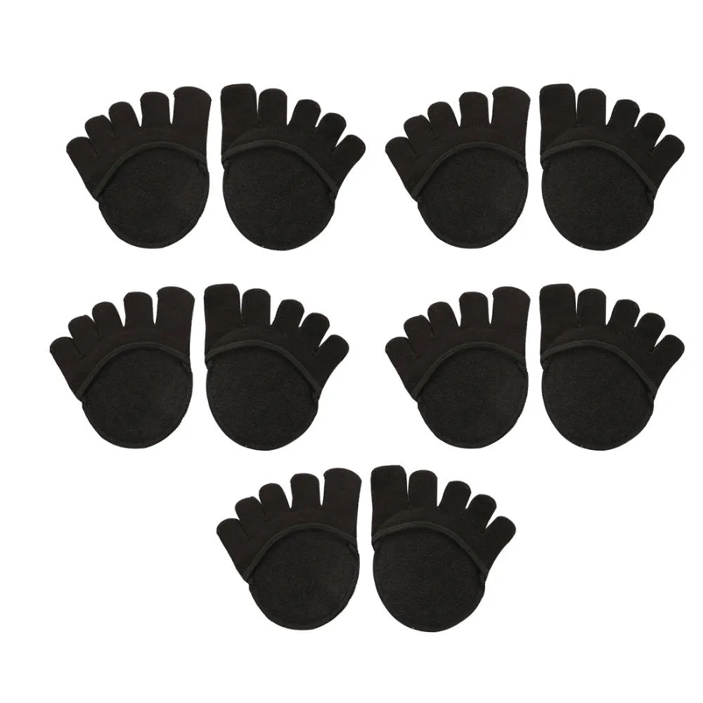 Allegra K- Women's Cotton Yoga Half Toe Socks 5 Pairs sold by Reitmans