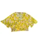 Allegra K - Floral V Neck Smocked Crop Top sold by Reitmans