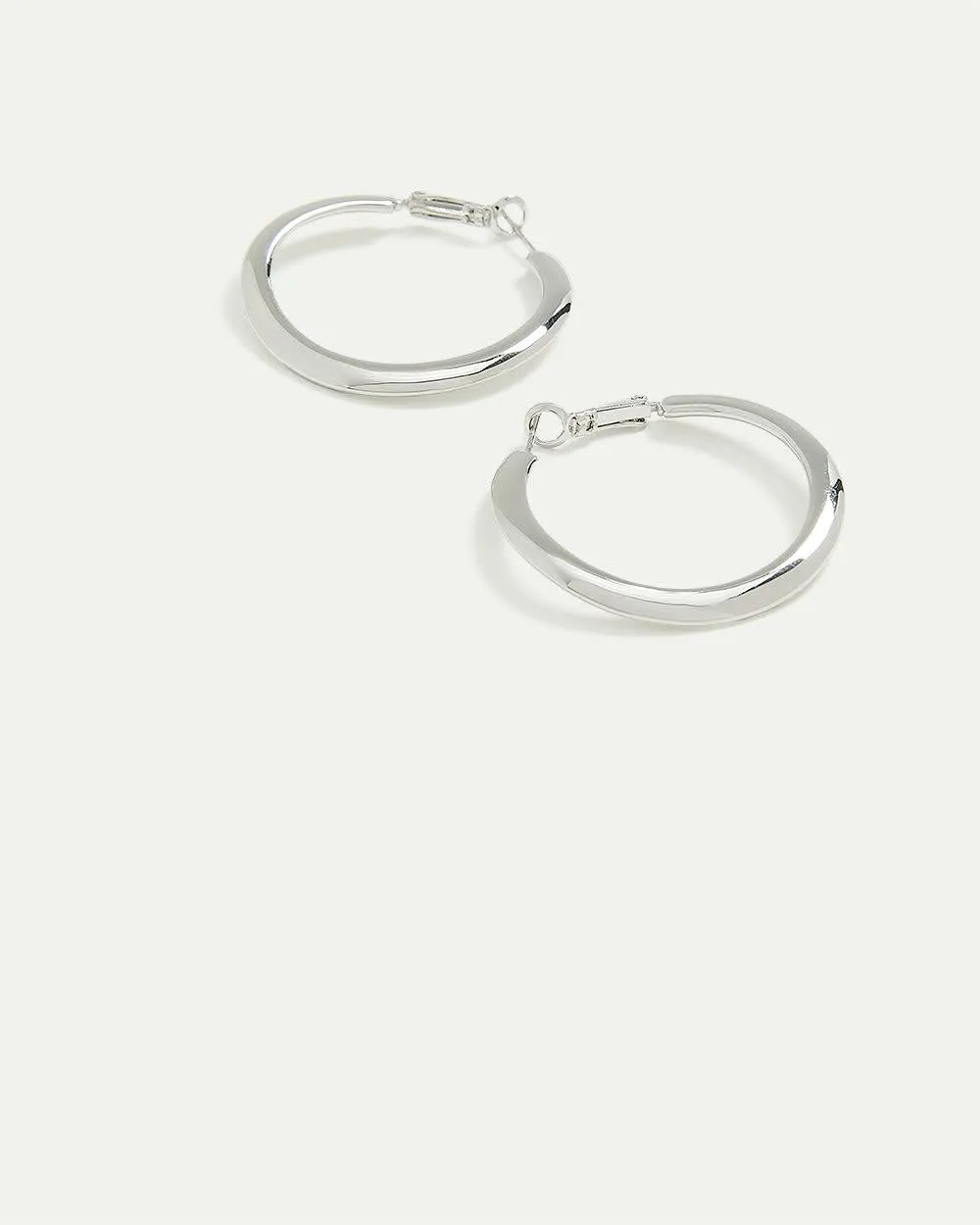 Large Flat Hoops sold by Reitmans