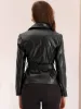 Allegra K- Faux Leather PU Biker Jackets sold by Reitmans