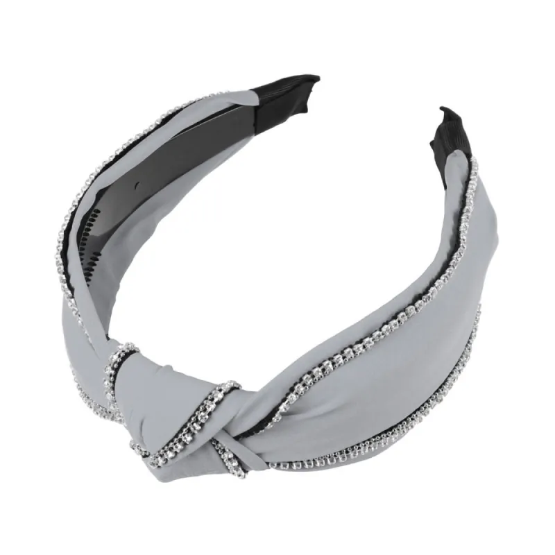Unique Bargains - Top Knotted Rhinestone Trim Wide Headbands sold by Reitmans