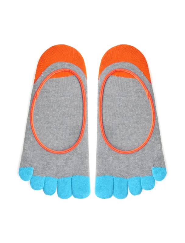 Unique Bargains- Unisex Color Block Low Cut Toe Socks sold by Reitmans