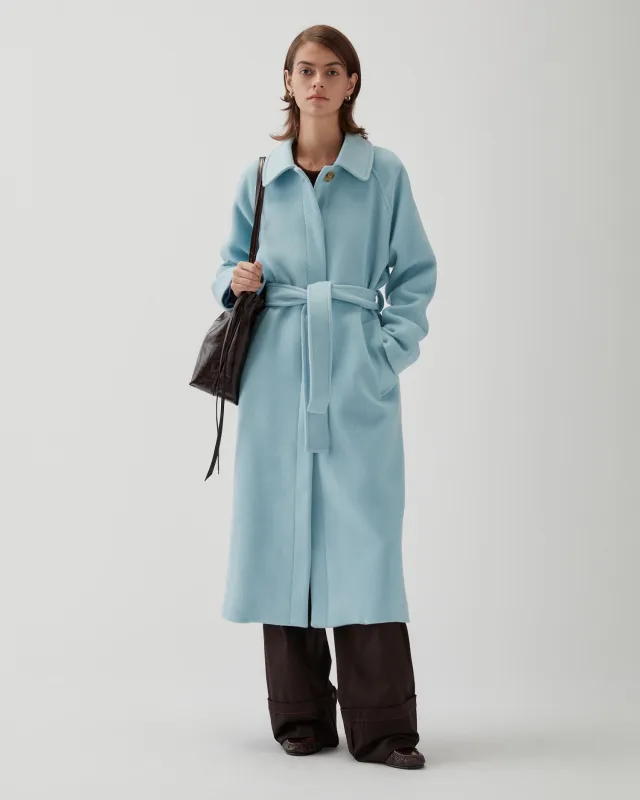 Alice Coat Wool Blue sold by Rejina Pyo