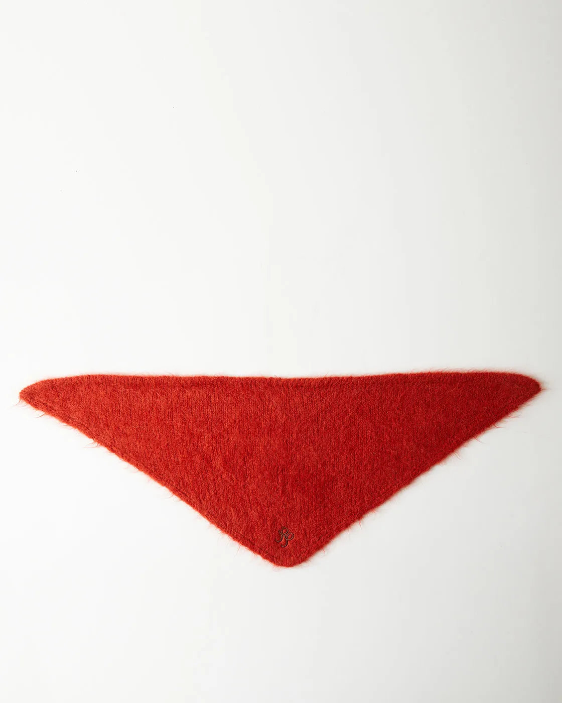 Maxi Triangle Scarf Alpaca Blend Red sold by Rejina Pyo product image thumbnail 3