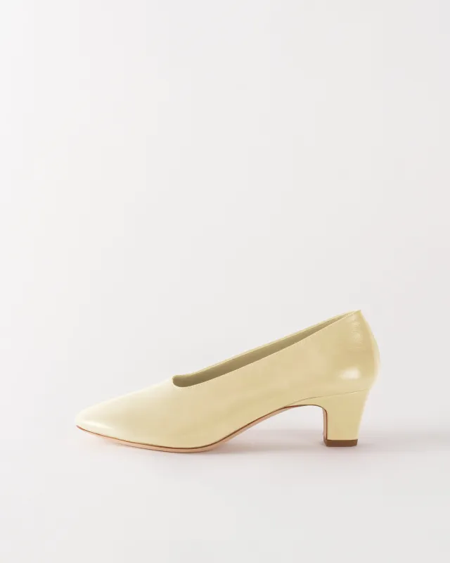 Soft Pump Leather Buttermilk sold by Rejina Pyo